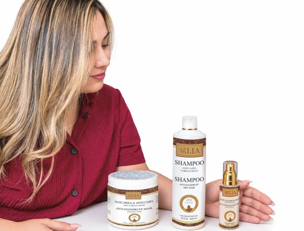 Productos ELIA de la línea anti caspa